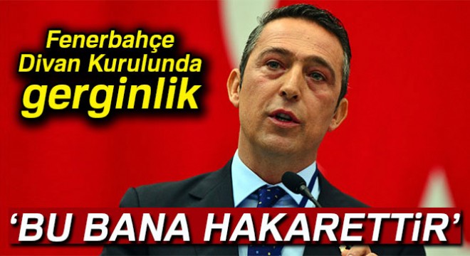 Ali Koç:  Hesapları kapatın demek bana hakarettir 