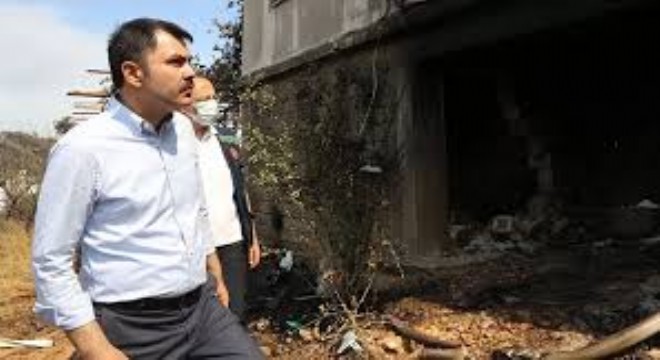 Bakan Kurum: 7 İlde 132 Yapı Yangınlarda Ağır Hasar Gördü