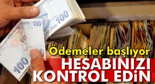 Büyükannlelere, torun maaşları bugün hesaba yatıyor