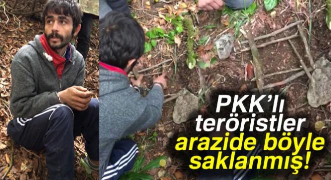 PKK lı terörist, arazide fazla duman çıkarmadan nasıl ateş yaktıklarını anlattı