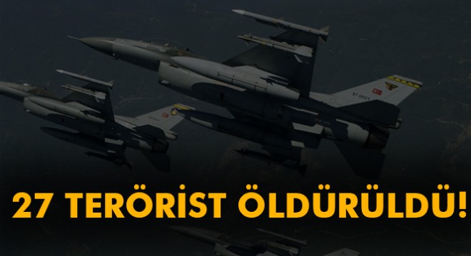 TSK:  Kandil’de 27 terörist etkisiz hale getirildi 
