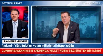 Aydemir: Yiğit Bulut’un vefatı milletimizi hüzne boğdu